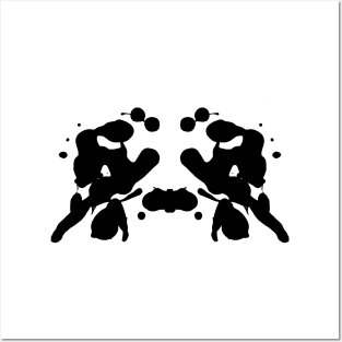 Rorschach - Inkblot test #6 Posters and Art